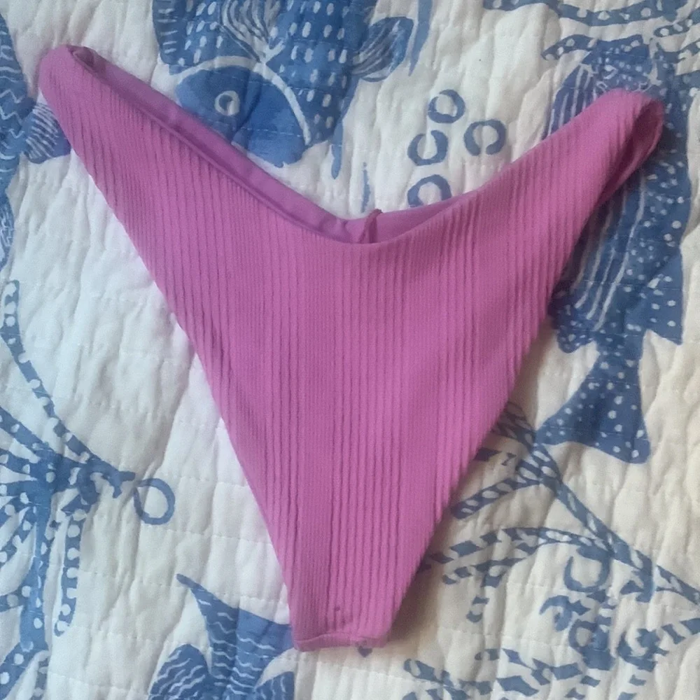 NWT L*Space Swimwear Cabana Bikini Bottom Bitsy Cut in Rosebud